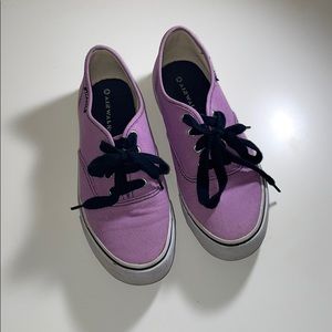 Light purple sneakers